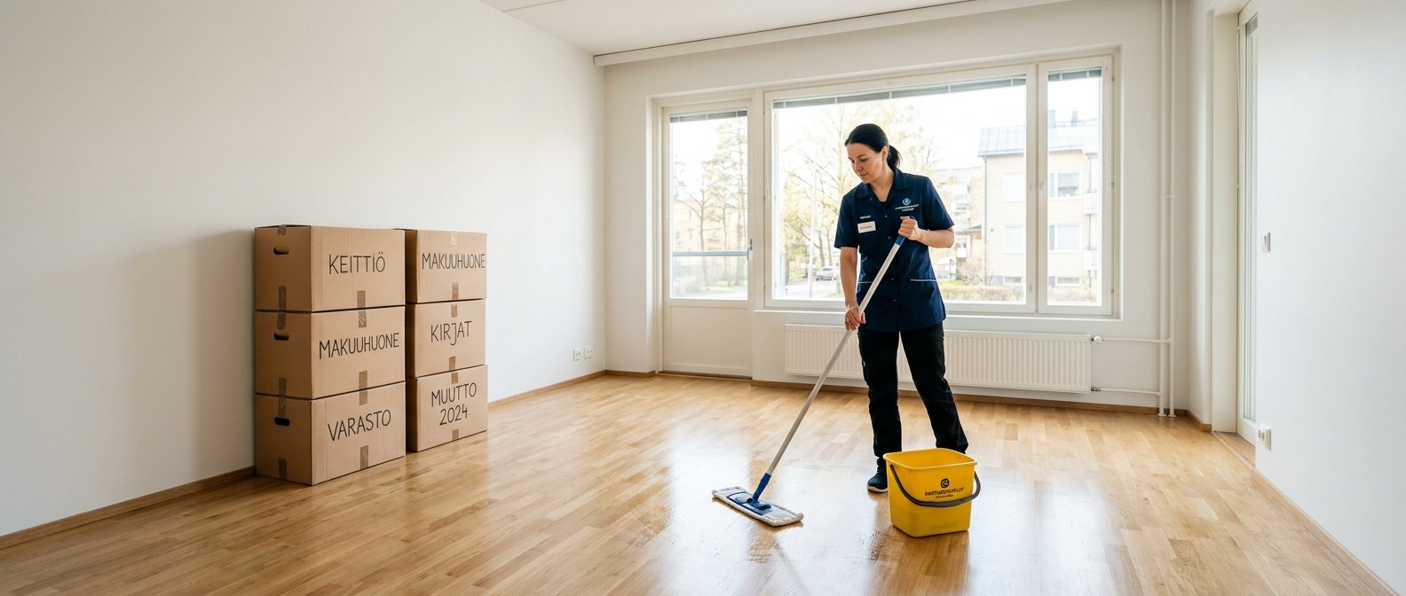 Muuttosiivous – Täydellinen muistilista huone huoneelta